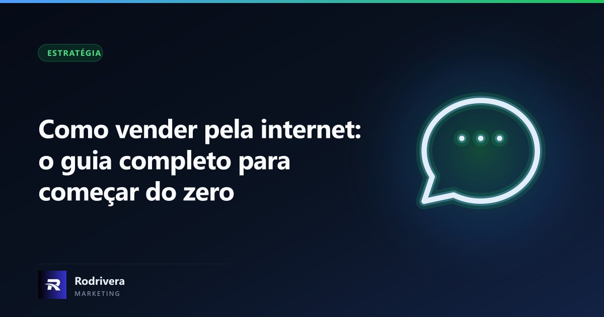 Como vender pela internet - Rodrivera
