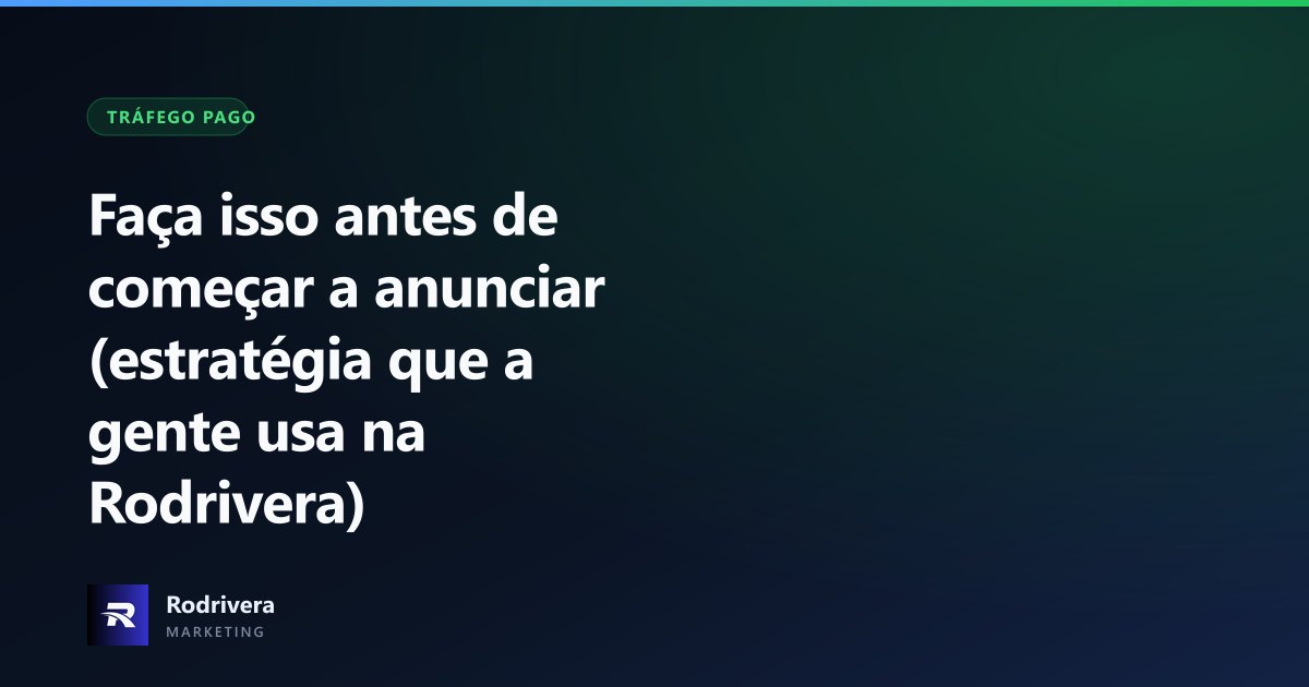 Estratégia de segmentação para anúncios - Rodrivera Marketing Londrina