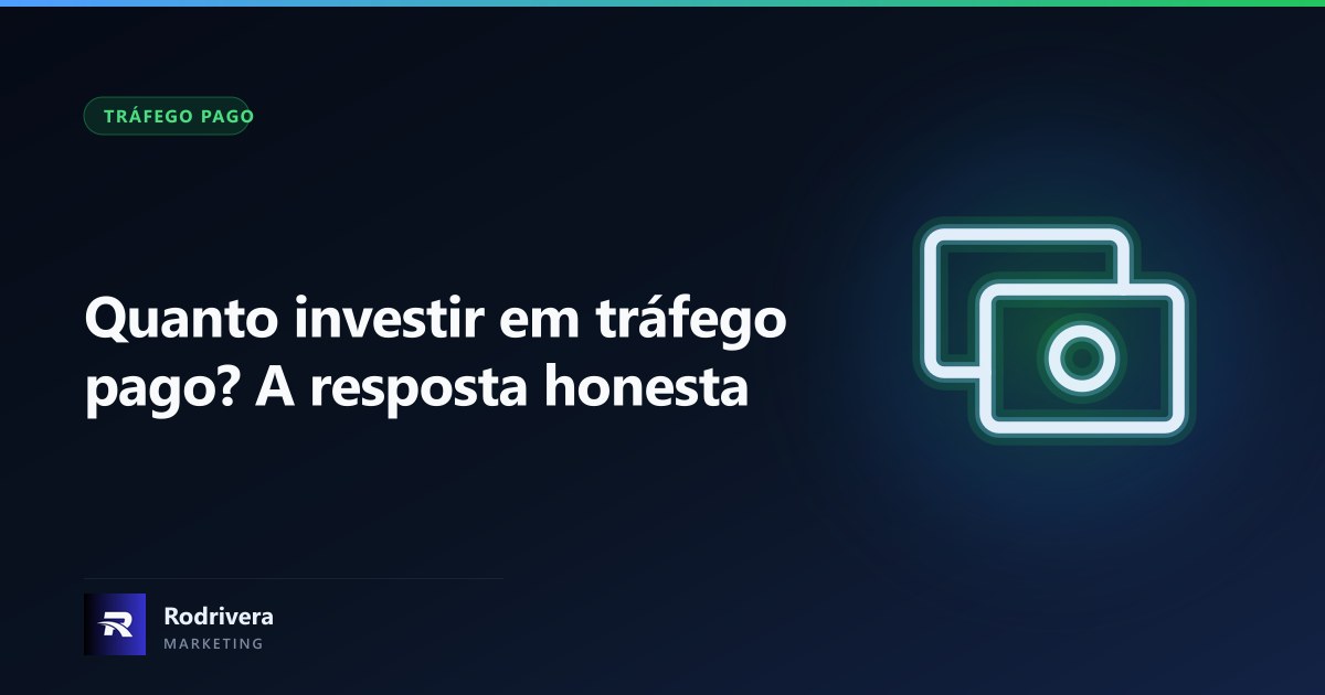 Imagem ilustrativa do artigo: Quanto investir em tráfego pago em Londrina? A resposta honesta